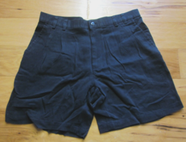 TORI RICHARD Black Chino Shorts Men&#39;s size (W34) Pleated Front - £15.69 GBP