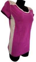 Eddie Bauer Shirt Womens Size Medium Purple Gray Athletic FreeDry T Shir... - $14.99