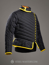 HEMA Jacket WITH Thick Padded Costume sca Armor Aketon Jacket - $147.74+