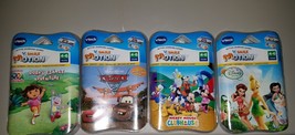 Set of 4 Vtech V Smile Motion Mickey Dora Cars Tinker Bell Games Smartri... - £22.53 GBP