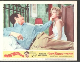 Lady Killer of Rome 11&quot;x14&quot; Lobby Card #7 Marcello Mastroianni Micheline Presle - £30.98 GBP