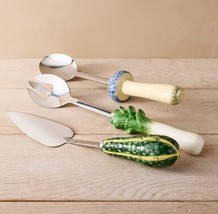 2024 John Derian Target 3pc Stoneware Salad Flatware Serving Set Thanksg... - $64.99