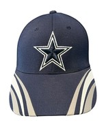 Dallas Cowboys Authentic Blue Grey White Embroidered Flexible Fit Hat OSFA - $20.25 CAD