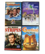 Bill Murray Movie 4 Pc DVD Lot: Ghostbusters, Caddyshack, Stripes, Garfield - $5.93