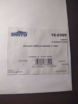 NIB Mercury 175 HP V6 Gasket Exhaust Base Plate 27-75909 18-0369 31870 - £20.12 GBP