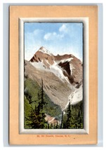 Mt Sir Donald Glacier British Columbia Canada Faux Frame UNP DB Postcard O16 - £3.12 GBP