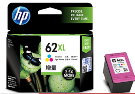 HP  62XL ink cartridge Color (increase) C2P07AA with Tracking - £28.36 GBP