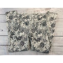 Chicos 0.5 Pull On Jegging Ankle Pants Women S 6R Floral Pockets Stretch 30x26.5 - £14.10 GBP