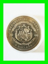 2000 $5 Republic of Liberia Silver Coin / Token Wildlife of North Americ... - $29.69