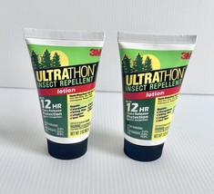 TWO 2 oz 3M Ultrathon Insect Repellent Lotion 12 HR Time Release Protect... - $69.99