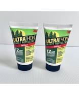TWO 2 oz 3M Ultrathon Insect Repellent Lotion 12 HR Time Release Protection NEW - $69.99