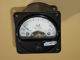 Vintage Milliampere Meter - $25.89