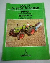 Vintage 1975 Deutz D13006 Diesel Tractor Catalog Sales Brochure Braun Ann Arbor - £24.42 GBP