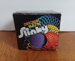 Vintage The Original Plastic Slinky Purple James Industries Spring Toy N... - $18.66