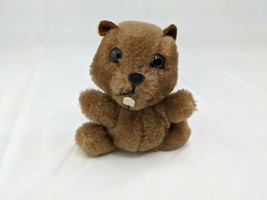 Dakin Brown Beaver Plush 4.5 Inch 1978 Nutshells Stuffed Animal Toy - $25.95