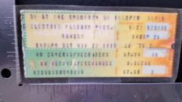 KANSAS / JIMMY MACK - VINTAGE LAMINATED NOVEMBER 22, 1980 CONCERT TICKET... - $15.00