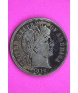 1916 P Barber Liberty Dime Scarce Semi Key Date Silver Coin Free Shippin... - $33.94 CAD