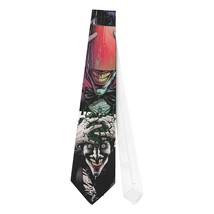 Necktie Joker Clown Prince of Crime Card Insane Harley Harvey Cosplay Halloween - £18.68 GBP