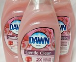3 Dawn Pomegranate &amp; Rose Water Ultra Gentle Clean Dishwashing Liquid 20... - £32.10 GBP
