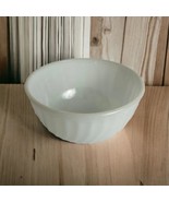 Fire King Ware Milk Glass Swirl Mixing Bowls Vintage Nesting MCM USA - £21.86 GBP