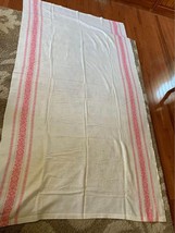 Vintage Pink Tablecloth 54” x 98” - $30.41