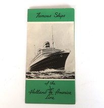 1939 Famous Ships of The Holland America Line Pamplet - $14.99