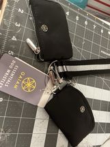 Gaiam Essentials Duo Wristlet In Black With Black And Silver Wrist Strap - $17.97