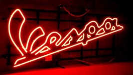 Vespa Scooter Moped Beer Bar Neon Light Sign 28&#39;&#39; x 12&#39;&#39; - £562.18 GBP