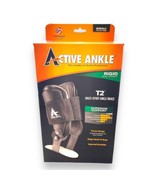 Active Ankle Black Rigid Stabilizer T2 Multi Sport Ankle Brace Size Small - €28,68 EUR