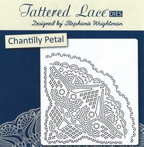 Tattered Lace. Chantilly Petal metal cutting die. Cardmaking/scrapbooking. New. - £5.02 GBP