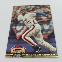 1992 Topps Bobby Bonilla #608 Members Choice New York Mets Baseball Card - £0.75 GBP