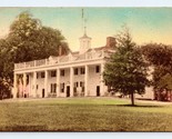 Washington&#39;s Home Mount Vernon Virginia VA UNP Hand-Colored DB Postcard I16 - $2.92