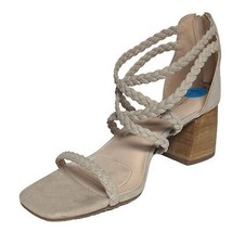 Joie Felina Womens Taupe Braided Strappy Heeled Back Zipper Sandals Size... - £43.52 GBP