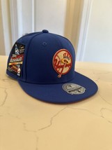 2023 Topps Lids Mitchell &amp; Ness NY Yankees Fitted Hat Size 7  BLUE 1993 - £54.80 GBP