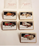 Antique Classic Car US Postage Stamp Pin LOT 25 Cent USPS Enamel Tie Tac... - £19.30 GBP