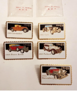 Antique Classic Car US Postage Stamp Pin LOT 25 Cent USPS Enamel Tie Tac... - $24.69