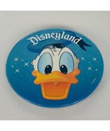 Walt Disney pin button pinback Disneyland Donald Duck face collectible w... - £13.33 GBP