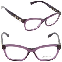Versace VE 3225 5029 52mm Eyeglasses Transparent Violet / Demo Lens [52-... - $2,054.08 MXN