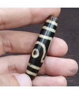 Muy Único 5 Ojos Antiguo Himalaya Indo Tibetano Ágata DZI Cuentas Patrón... - $73.67