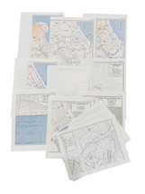 WWII D-Day: 14 Maps of Cherbourg 1944 - From Cotentin Peninsula to Final Drive - $30.69