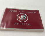 2000 Buick Century Owners Manual OEM K03B23060 - $40.49