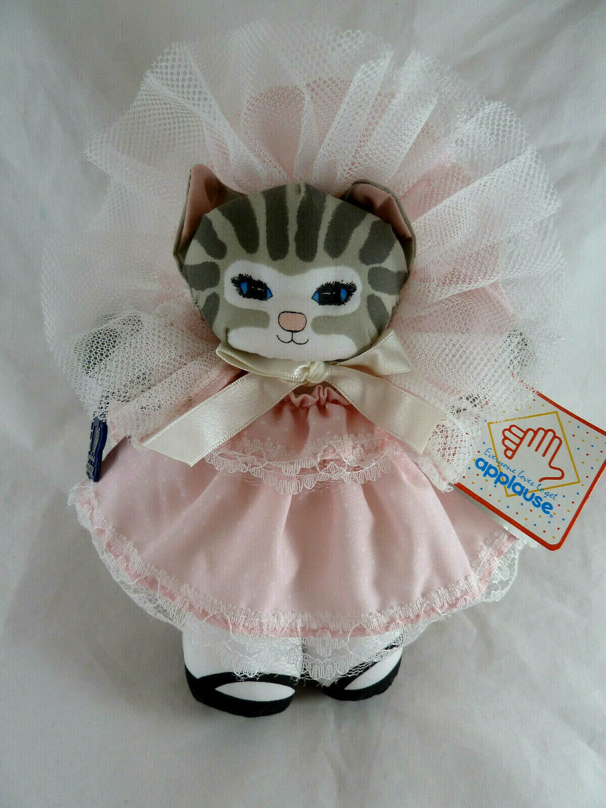 Vintage Applause Dolly Cat by Dustyn Shear 1988  Blue Eyes Mint with Tag 8" - $16.82