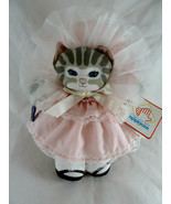 Vintage Applause Dolly Cat by Dustyn Shear 1988  Blue Eyes Mint with Tag 8&quot; - £13.13 GBP