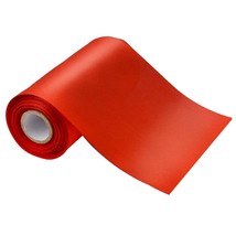 4 Inch X 11 Yards Wide Red Satin Ribbon Solid Fabric Large Ribbon For Cutting Ce - £12.57 GBP