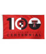 Texas Tech Red Raiders 3&#39;&#39; x 5&#39;&#39; Centennial Single-Sided Deluxe Flag - $380.13 MXN