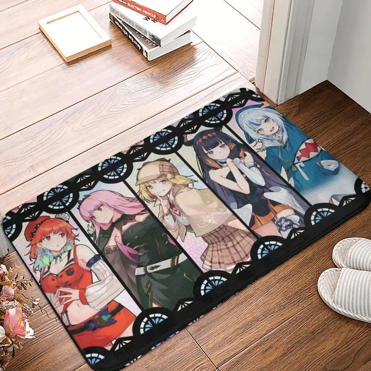 Hololive Production Fictitious Virtual Youtuber Vtuber Non-slip Doormat The Myth - £13.11 GBP