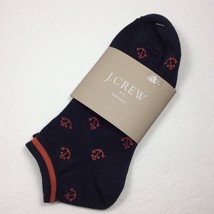 J.Crew Women&#39;s Anchor Tennis Ankle Socks.Navy/Red. Cotton Blend.One Size.  - $7.70