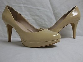 Vince Camuto Size 10 M Zella Nude Patent Leather Pumps New Womens Shoes NWOB - £70.43 GBP