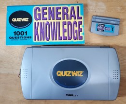 Quiz Wiz Electronic Question &amp; Answer Game Tiger w/ Book 1 &amp; Cartridge - Tested - £7.98 GBP