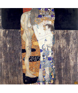 Three Ages Of Woman 22x30 Art Deco Print by Gustav Klimt Hand Numbered E... - $120.00